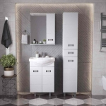 Шкаф-зеркало  БАЛТИКА 58 см Правый — изображение 5