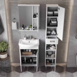 Шкаф-зеркало  БАЛТИКА 58 см Правый — изображение 8