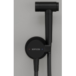 Гигиенический душ встраиваемый SANCOS Atom SC2001MB со смесителем c внутренней частью цвет черный матовый настенный/Италия — изображение 4