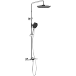 Душевая стойка с термостатическим смесителем и изливом SC9008CH SANCOS Etna хром глянцевый/Италия