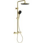Душевая стойка с термостатическим смесителем SC9007BG SANCOS Etna брашированное золото/Италия
