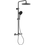 Душевая стойка с термостатическим смесителем SC9007GG SANCOS Etna вороненая сталь/Италия