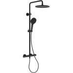 Душевая стойка с термостатическим смесителем SC9007MB SANCOS Etna черный матовый/Италия