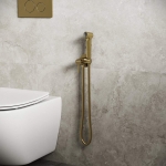 Гигиенический душ GROSSMAN Solis 502.K35.07.320 со смесителем ЗОЛОТО САТИН/Германия — изображение 3