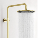 Душевая стойка с термостатическим смесителем SC9007BG SANCOS Etna брашированное золото/Италия — изображение 10