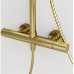 Душевая стойка с термостатическим смесителем SC9007BG SANCOS Etna брашированное золото/Италия — изображение 5