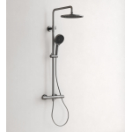 Душевая стойка с термостатическим смесителем SC9007GG SANCOS Etna вороненая сталь/Италия — изображение 3