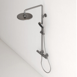 Душевая стойка с термостатическим смесителем SC9007GG SANCOS Etna вороненая сталь/Италия — изображение 4