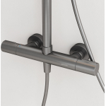 Душевая стойка с термостатическим смесителем SC9007GG SANCOS Etna вороненая сталь/Италия — изображение 5