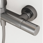 Душевая стойка с термостатическим смесителем SC9007GG SANCOS Etna вороненая сталь/Италия — изображение 6