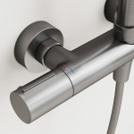 Душевая стойка с термостатическим смесителем SC9007GG SANCOS Etna вороненая сталь/Италия — изображение 7