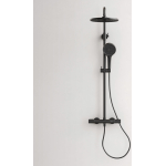 Душевая стойка с термостатическим смесителем SC9007MB SANCOS Etna черный матовый/Италия — изображение 2