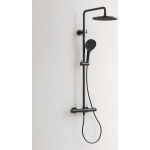 Душевая стойка с термостатическим смесителем SC9007MB SANCOS Etna черный матовый/Италия — изображение 3