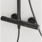 Душевая стойка с термостатическим смесителем SC9007MB SANCOS Etna черный матовый/Италия — изображение 5