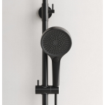 Душевая стойка с термостатическим смесителем и изливом SC9008MB SANCOS Etna черный матовый/Италия — изображение 9