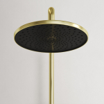 Душевая стойка с термостатическим смесителем и изливом SC9008BG SANCOS Etna брашированное золото/Италия — изображение 8