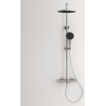 Душевая стойка с термостатическим смесителем и изливом SC9008CH SANCOS Etna хром глянцевый/Италия — изображение 2