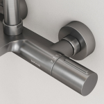 Душевая стойка с термостатическим смесителем и изливом SC9008GG SANCOS Etna вороненая сталь/Италия — изображение 6