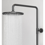 Душевая стойка с термостатическим смесителем и изливом SC9008MB SANCOS Etna черный матовый/Италия — изображение 10