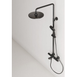 Душевая стойка с термостатическим смесителем и изливом SC9008MB SANCOS Etna черный матовый/Италия — изображение 4