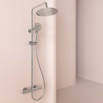 Душевая стойка с термостатическим смесителем SC7200CH SANCOS KANEDO хром глянцевый/Италия — изображение 4