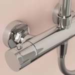 Душевая стойка с термостатическим смесителем SC7200CH SANCOS KANEDO хром глянцевый/Италия — изображение 7