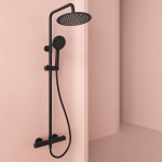 Душевая стойка с термостатическим смесителем SC7200MB SANCOS KANEDO черный матовый/Италия — изображение 3