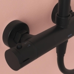 Душевая стойка с термостатическим смесителем SC7200MB SANCOS KANEDO черный матовый/Италия — изображение 6