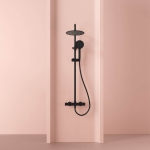 Душевая стойка с термостатическим смесителем SC7200MB SANCOS KANEDO черный матовый/Италия — изображение 9