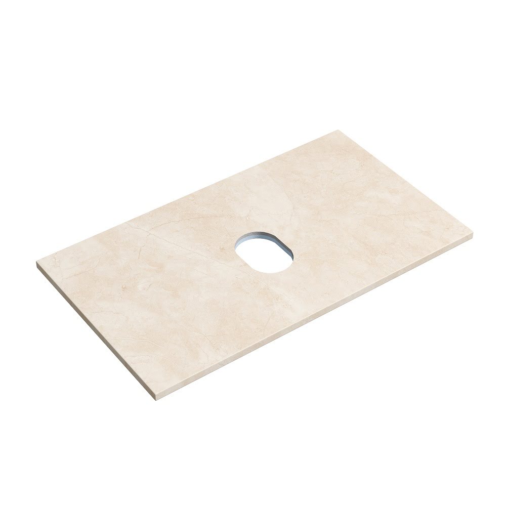 Столешница для ванной комнаты SANCOS TT80A2 800х460 мм без отверстия под смеситель