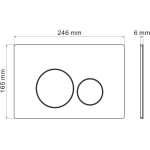 Комплект 2 в 1: инсталляция GROSSMAN 900.K31.01.000+клавиша смыва Style 700.K31.05.12M.12M хром сатиновый НЕРЖАВЕЙКА /Германия — изображение 8