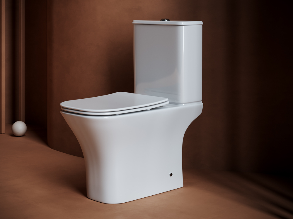 Унитаз безободковый напольный CeramicaNova Alfa Rimless CN9002/Италия