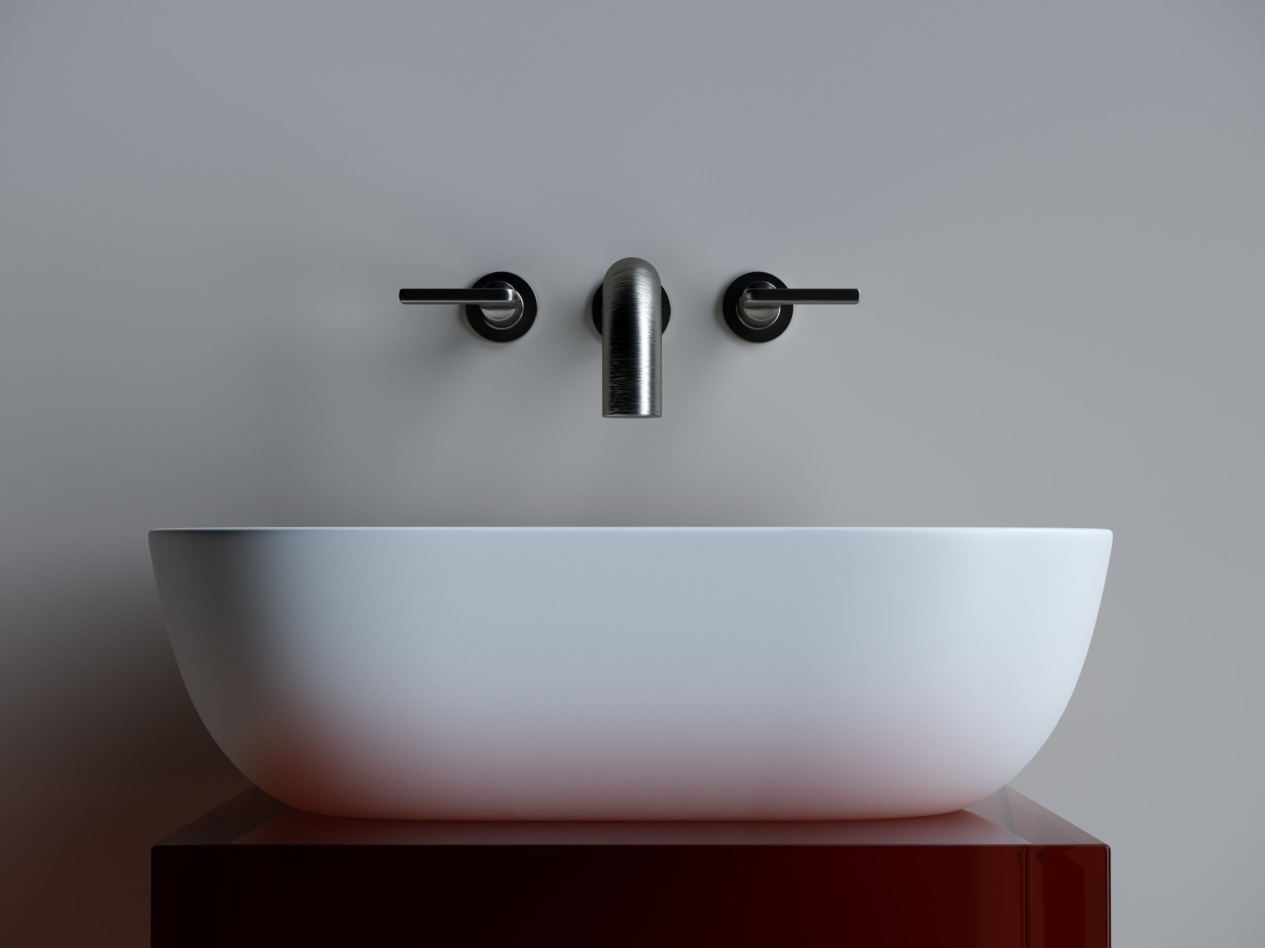 Умывальник 455х325х135мм МАТОВАЯ чаша Element CeramicaNova накладная прямоугольная CN6009MW/Италия