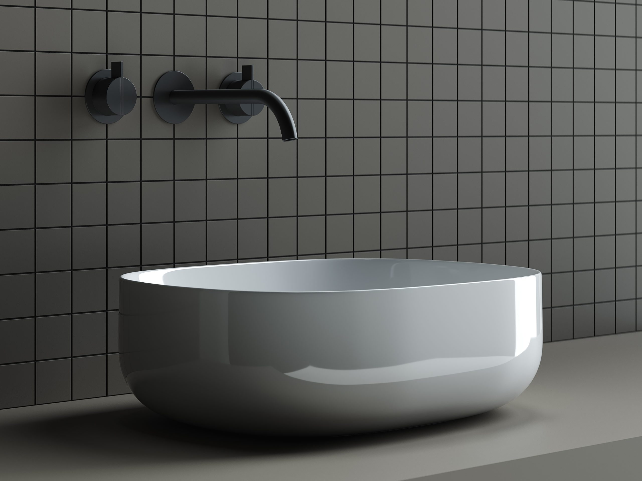 Умывальник 460х350х155мм чаша Element CeramicaNova накладная овальная CN6018/Италия