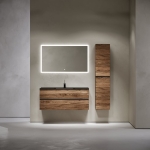 Тумба 120 см Urban ПОДВЕСНАЯ Sancos Дуб чарльстон с умывальником CN7006MB — изображение 2