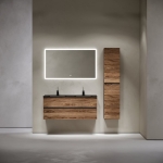 Тумба 120 см Urban ПОДВЕСНАЯ Sancos Дуб чарльстон с умывальником CN7004MB — изображение 2