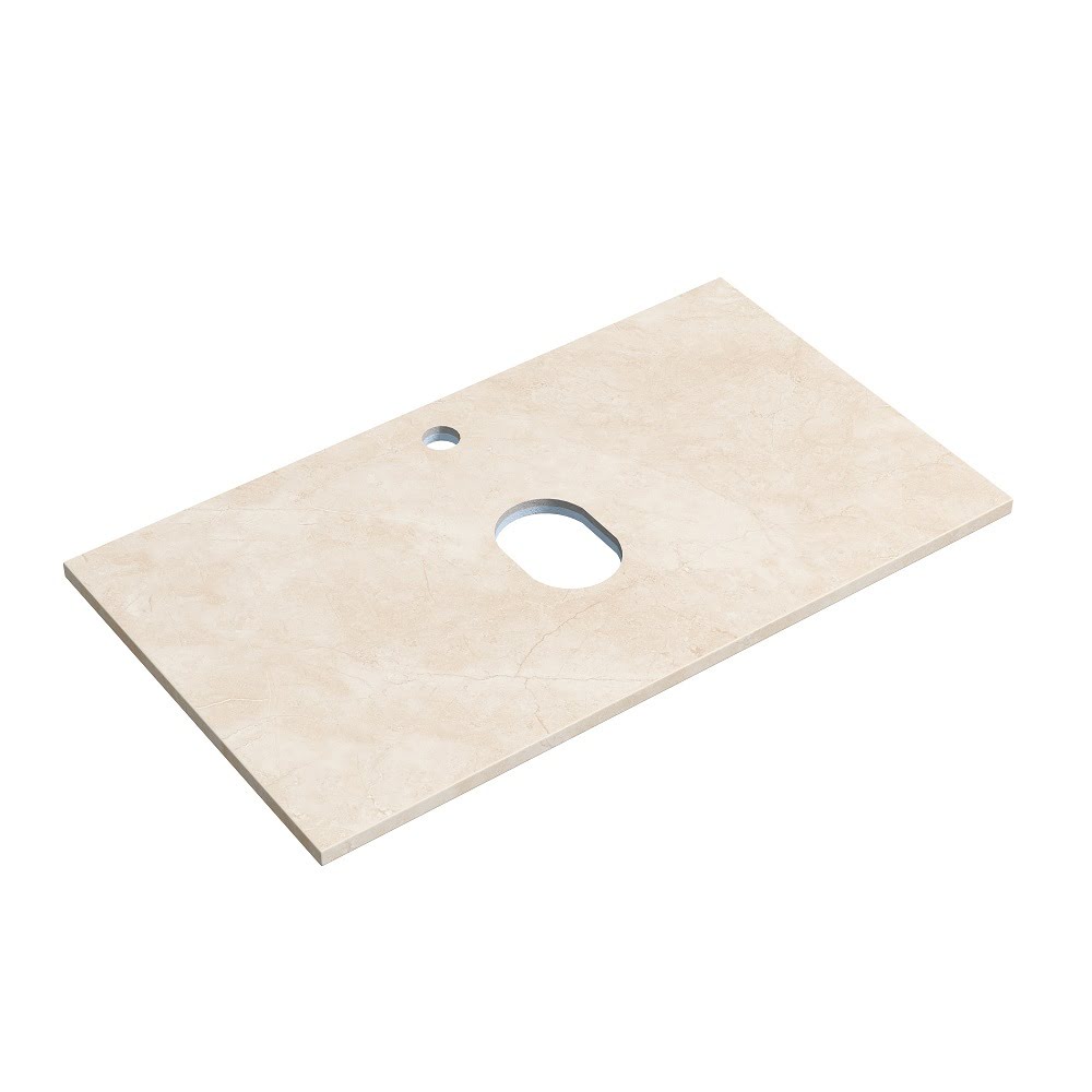 Столешница для ванной комнаты SANCOS TT80A2X 800х460 мм с отверстием под смеситель