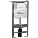 Инсталляция c Белой кнопкой Flat CERAMICANOVA Envision для скрытого монтажа подвесного унитаза CN1002W/Италия