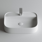 Умывальник 550х450х110мм чаша Element CeramicaNova накладная прямоугольная CN6034/Италия