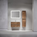 Тумба 90 см Urban ПОДВЕСНАЯ Sancos Дуб чарльстон с умывальником CN7002 — изображение 2