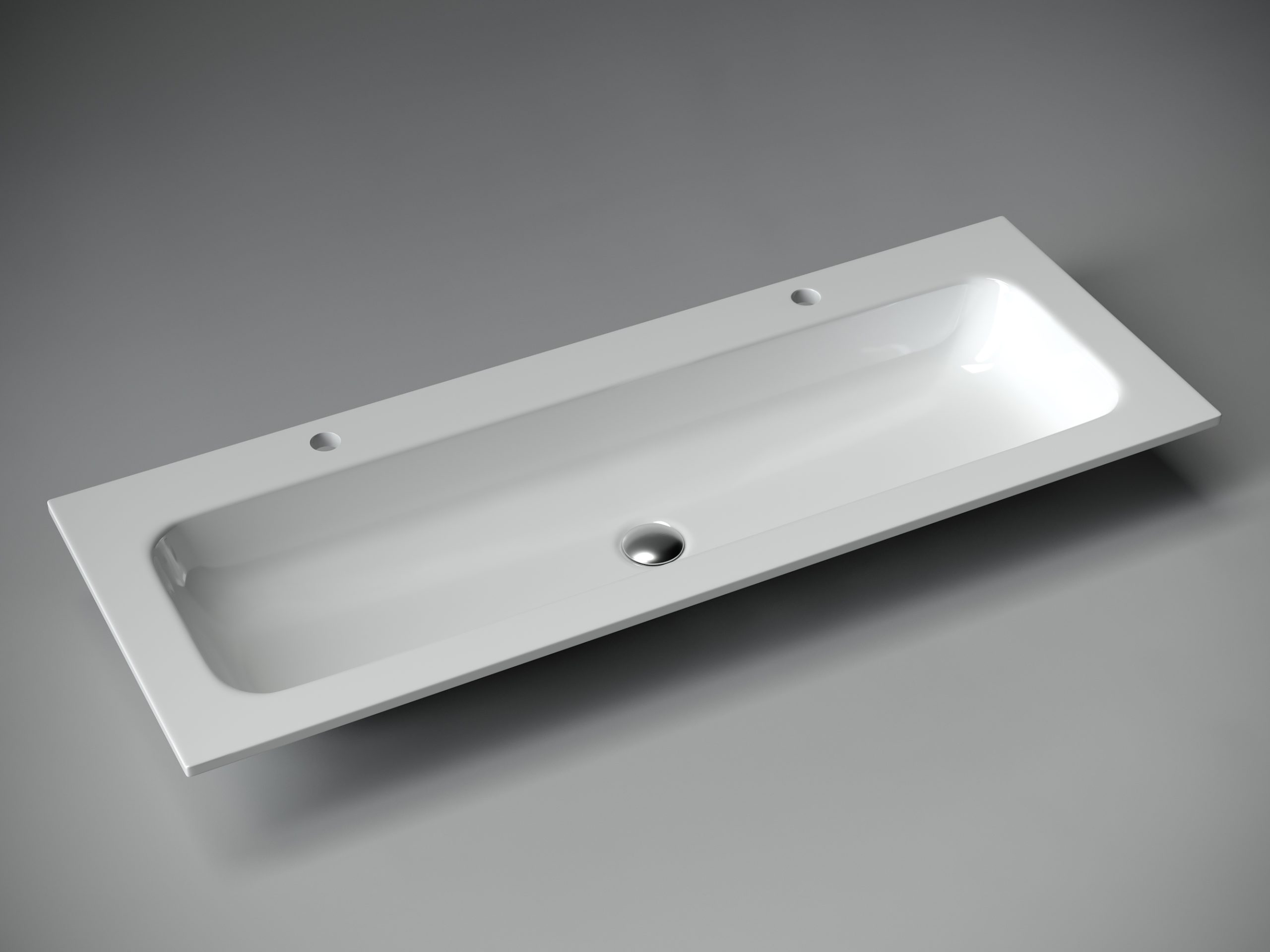 Умывальник 1210х457х137мм Grace CeramicaNova накладной прямоугольный CN7016/Италия