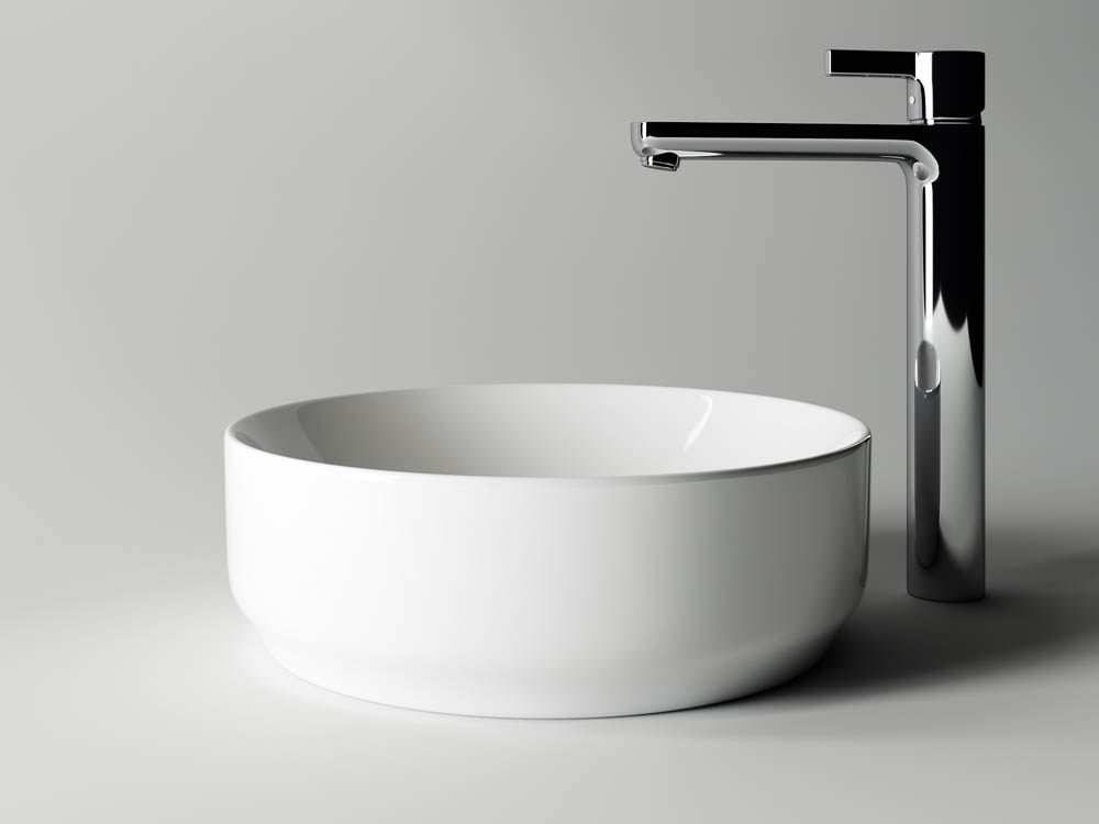 Умывальник 355х355х125мм чаша Element CeramicaNova накладная круглая CN6005/Италия