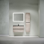 Тумба 90 см Urban ПОДВЕСНАЯ Sancos Дуб Галифакс с умывальником CN7002MB — изображение 2