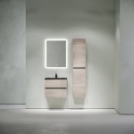 Тумба 60 см Urban ПОДВЕСНАЯ Sancos Дуб галифакс натуральный с умывальником CN7001MB — изображение 2