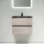 Тумба 60 см Urban ПОДВЕСНАЯ Sancos Дуб галифакс натуральный с умывальником CN7001MB — изображение 4
