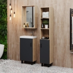 Зеркало ТИМБЕР 48 см Дуб сонома — изображение 5