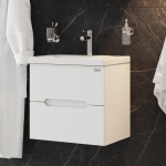 Тумба 50 см АЙЛЕНД подвесная с умывальником Фостер-50 — изображение 2