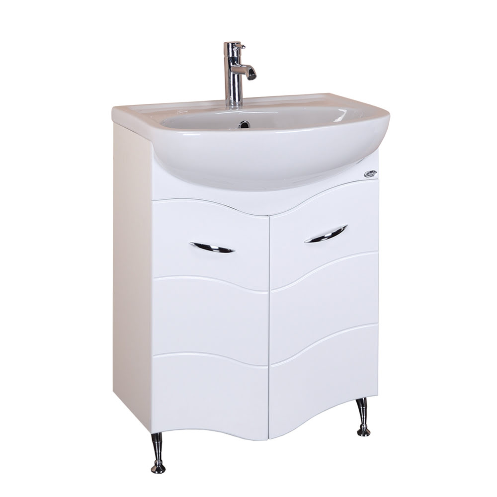 Тумба 55 см ЛАЙН с умывальником