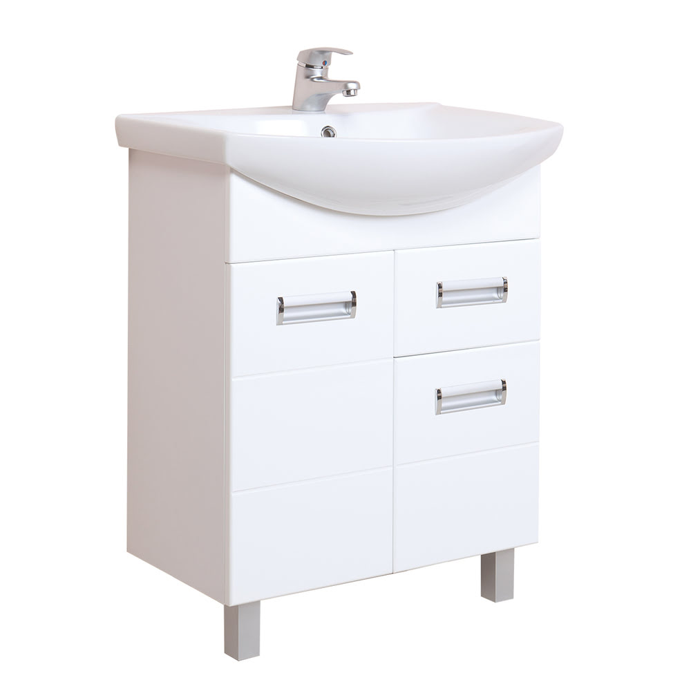 Тумба 60 см БАЛТИКА с ящиком и умывальником