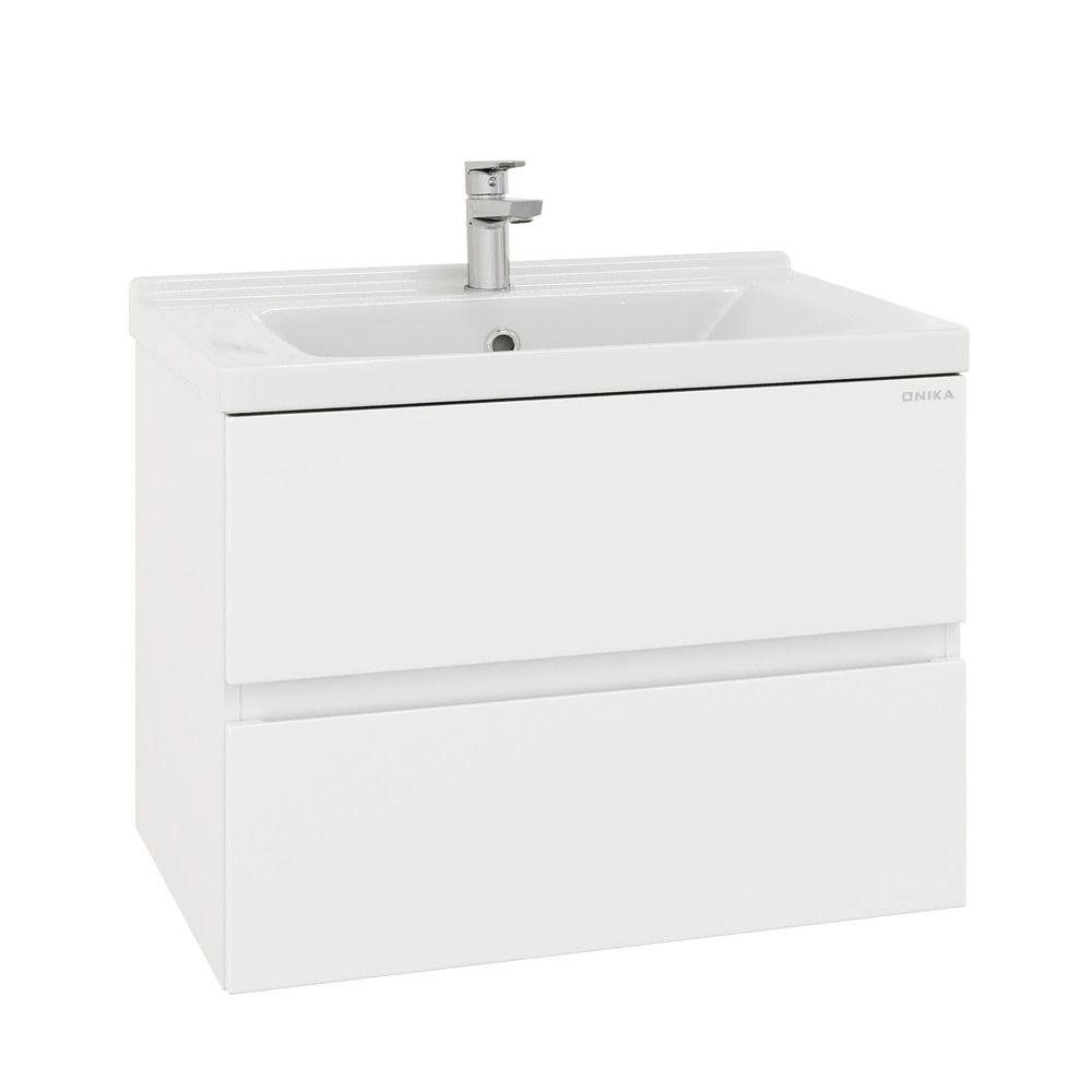 Тумба 70 см Эвада ПОДВЕСНАЯ с умывальником Миранда-70